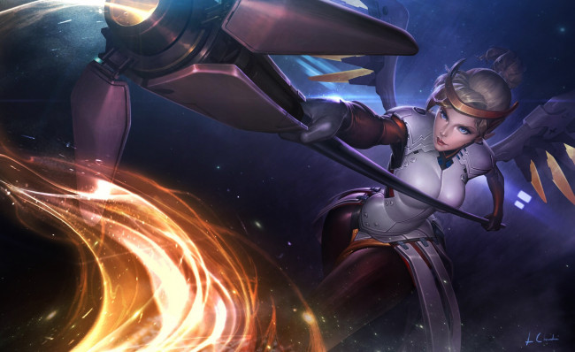 Обои картинки фото видео игры, overwatch