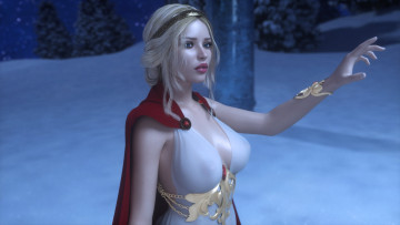 Картинка 3д+графика люди+ people красивая девушка