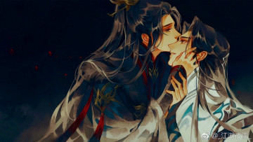 Картинка аниме jianghu+ye+yu+ artbook парни