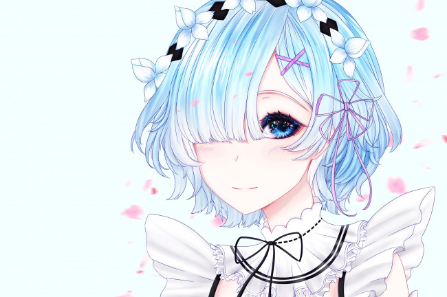 Обои картинки фото аниме, re,  zero kara hajimeru isekai seikatsu, жизнь, в, альтернативном, мире, с, нуля