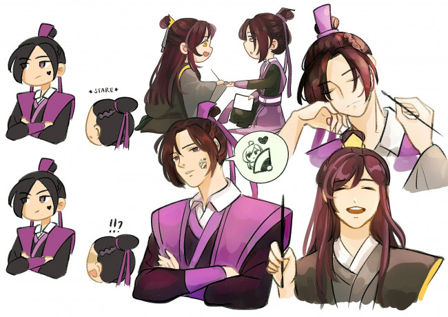 Обои картинки фото аниме, mo dao zu shi, цзянь, чэн, не, хуайсан