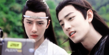 Картинка разное знаменитости ван ибо сяо чжань костюмы