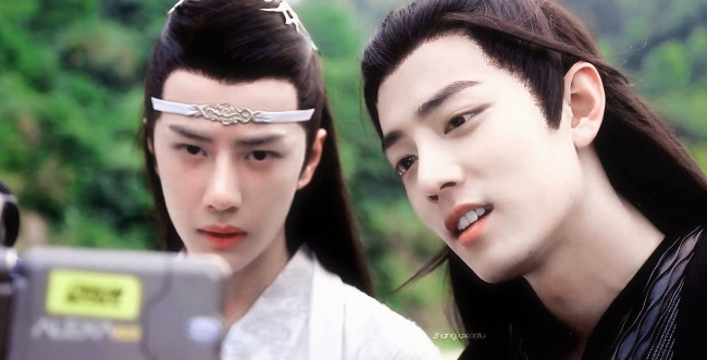 Обои картинки фото разное, знаменитости, ван, ибо, сяо, чжань, костюмы