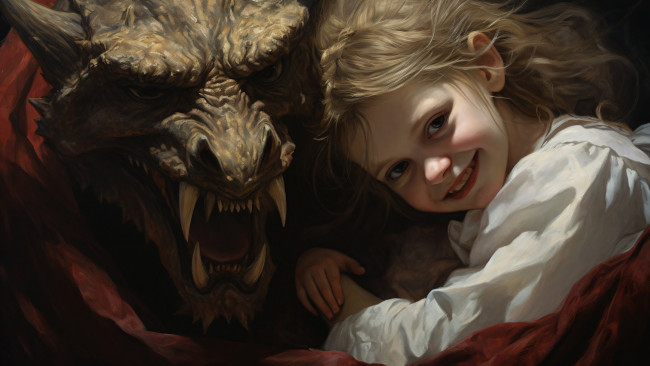 Обои картинки фото фэнтези, красавицы и чудовища, нейросети, графика, нейроарт, ai, art, нейронные, сети, рисунки, нейро, искусство