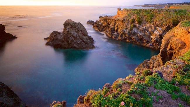 Обои картинки фото mendocino coast, california, природа, побережье, mendocino, coast