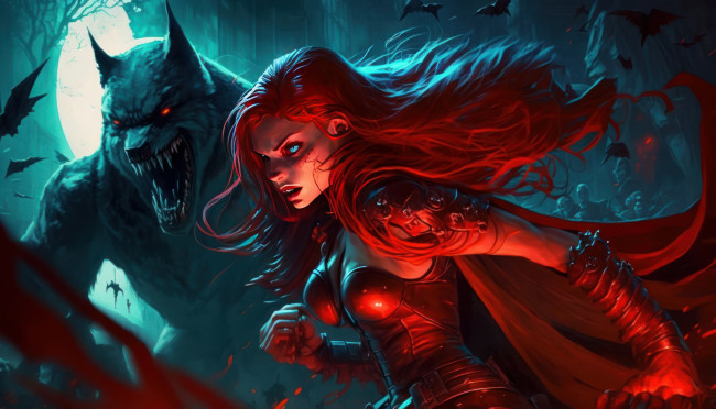 Обои картинки фото фэнтези, красавицы и чудовища, нейросети, графика, нейроарт, ai, art, нейронные, сети, рисунки, нейро, искусство