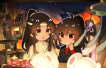 Картинка аниме mo+dao+zu+shi вэй усянь лань ванцзи