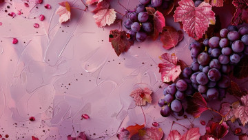 Картинка 3д+графика еда- food виноград