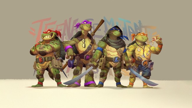 Обои картинки фото рисованное, кино,  мультфильмы, tmnt, teenage, mutant, ninja, turtles