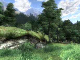 Картинка рисованные природа