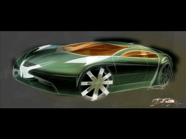 Обои картинки фото 2006, peugeot, 908, rc, concept, рисованные, авто, мото