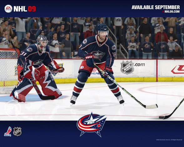 Обои картинки фото nhl, 09, видео, игры