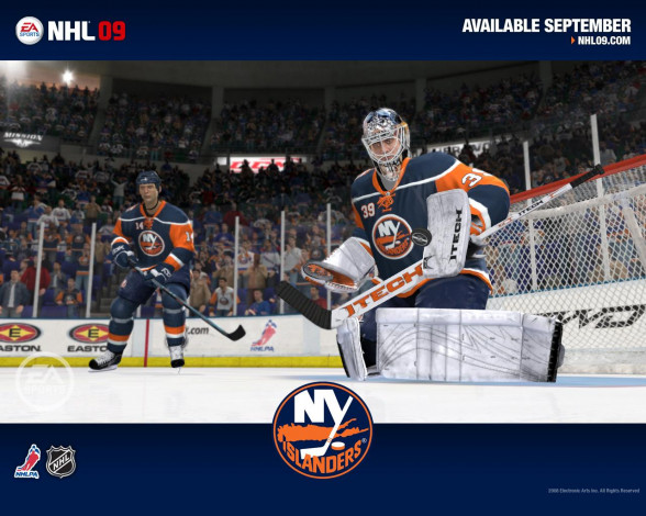Обои картинки фото nhl, 09, видео, игры