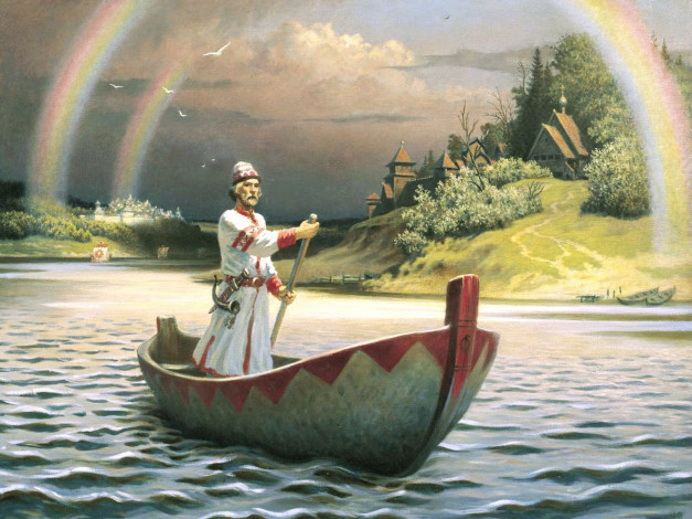 Обои картинки фото борис, ольшанский, рисованные, люди