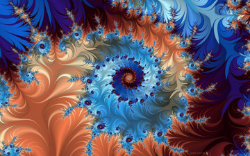 Картинка 3д графика fractal фракталы
