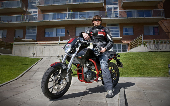 Обои картинки фото мотоциклы, derbi