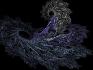 Картинка 3д графика fractal фракталы абстракция
