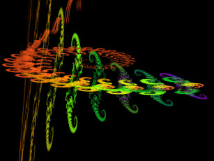 Картинка 3д графика fractal фракталы абстракция