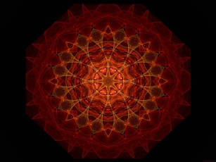 Картинка 3д графика fractal фракталы абстракция