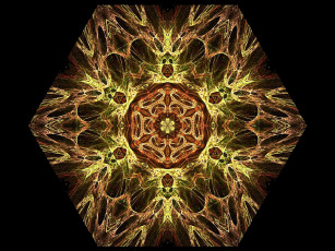 Картинка 3д графика fractal фракталы абстракция