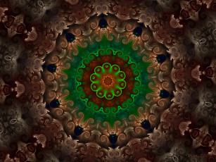 Картинка 3д графика fractal фракталы фрактал