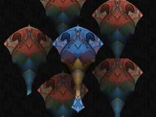 Картинка 3д графика fractal фракталы фрактал