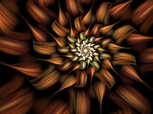 Картинка 3д графика fractal фракталы тёмный узор фрактал