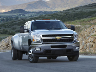 обоя chevrolet, silverado, 3500, hd, crew, cab, автомобили
