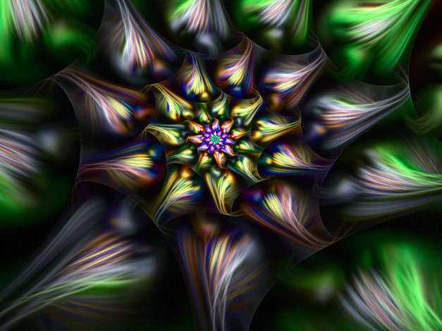 Обои картинки фото 3д, графика, fractal, фракталы, тёмный, узор, фрактал