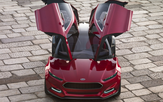 Обои картинки фото ford, evos, concept, 2012, автомобили