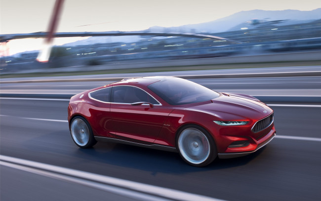 Обои картинки фото ford, evos, concept, 2012, автомобили