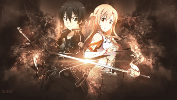 Картинка аниме sword art online девушка