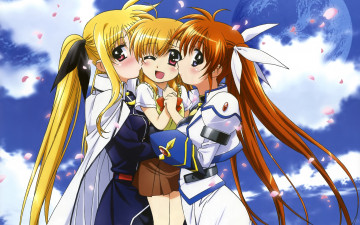 Картинка mahou shoujo lyrical nanoha аниме