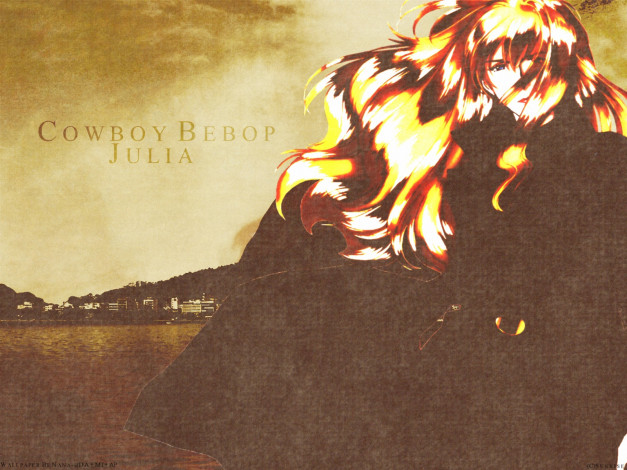 Обои картинки фото аниме, cowboy, bebop, julia