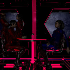 Картинка 3д графика fantasy фантазия стол девушки