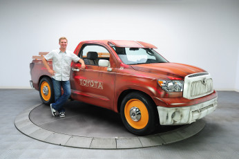 Картинка автомобили custom pick up toyota