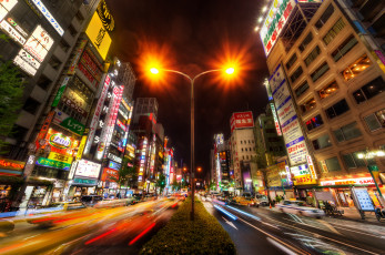 Картинка города токио Япония hdr