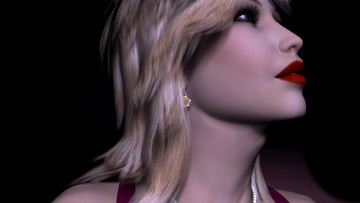 Картинка 3д графика portraits портрет лицо девушка