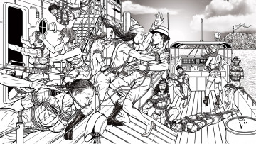 Картинка рисованные люди бунт