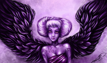 Картинка фэнтези ангелы девушка