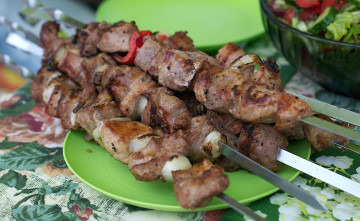 Картинка еда шашлык барбекю шашлыки мясо