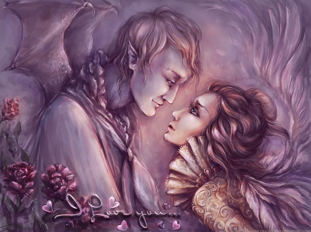 Обои картинки фото фэнтези, демоны, демон, ангел