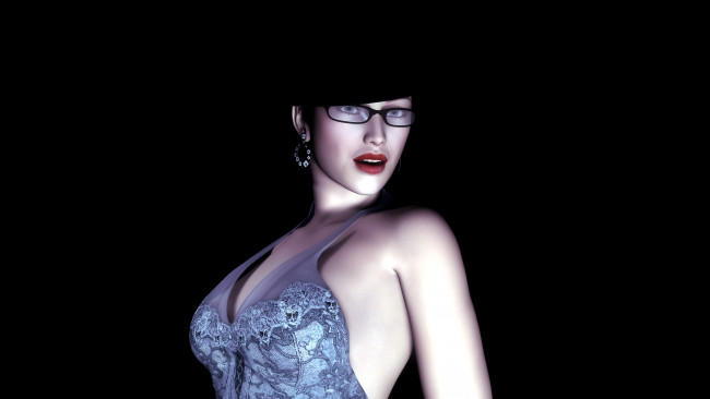 Обои картинки фото 3д, графика, people, люди, девушка, взгляд