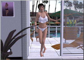 Картинка 3д+графика люди+ people взгляд девушка