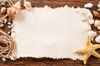 Картинка разное ракушки +кораллы +декоративные+и+spa-камни веревка бумага морская звезда доски