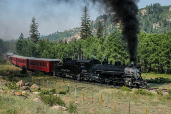 Картинка техника паровозы вагоны паровоз дорога рельсы железная