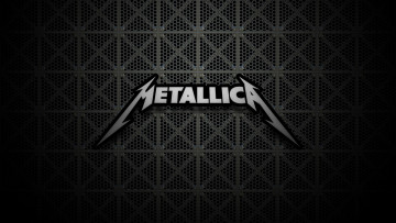 обоя музыка, metallica, сетка, логотип