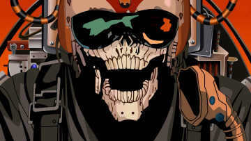 Картинка рисованные комиксы череп