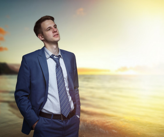 Обои картинки фото мужчины, - unsort, парень, море