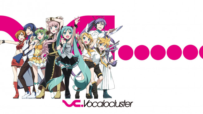 Обои картинки фото аниме, vocaloid, персонажи